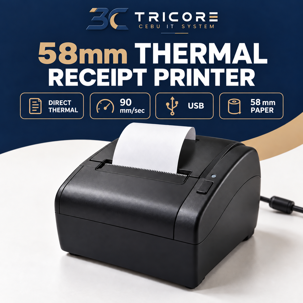 58mm Thermal Receipt Printer USB